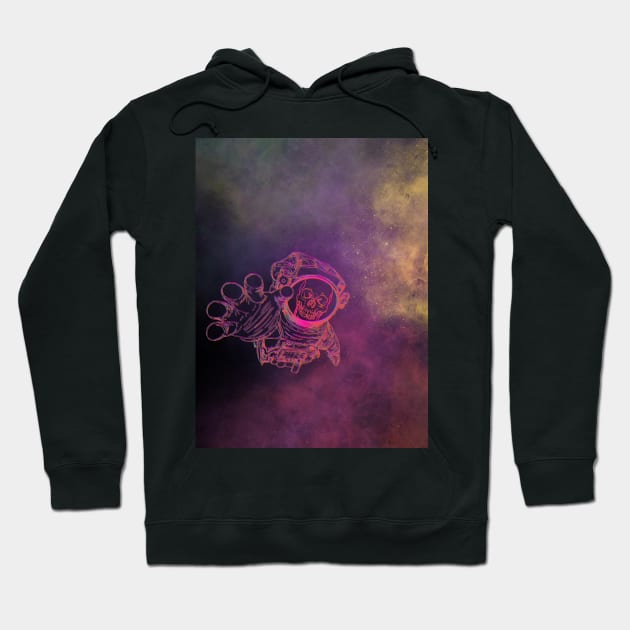 Lost in space Hoodie by Art by Some Beach